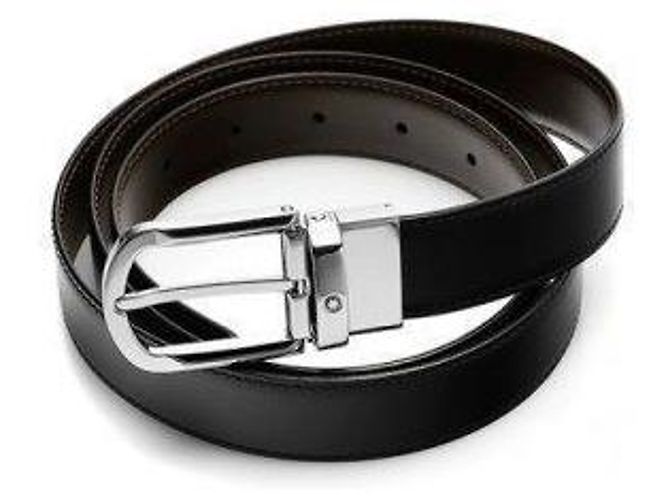 Montblanc Reversible Cut-to-Size Men's Belt Black