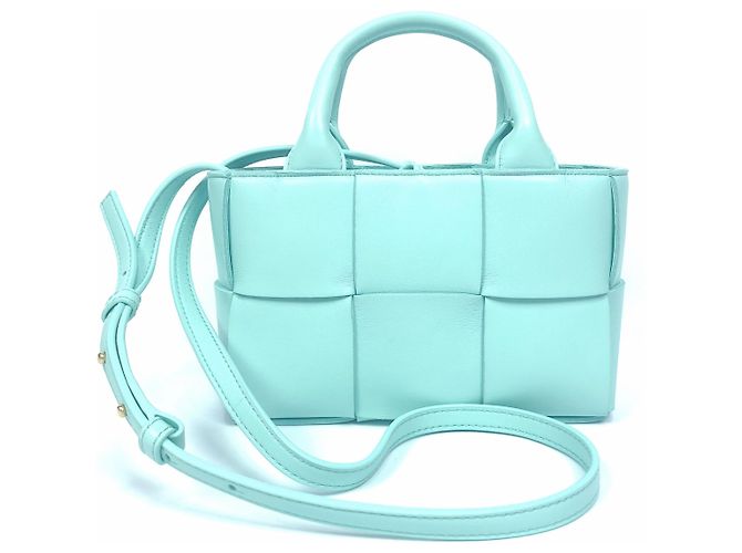 Bottega Veneta Sac Mini Tote Arko Candy Bleu