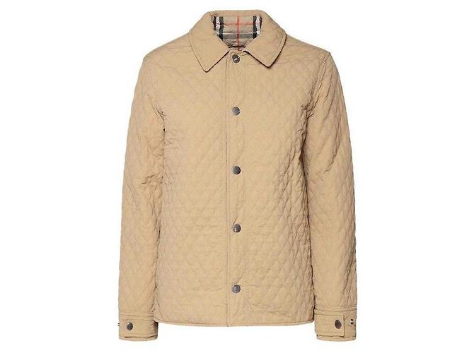 Burberry Wendbare gesteppte Nylonjacke Braun