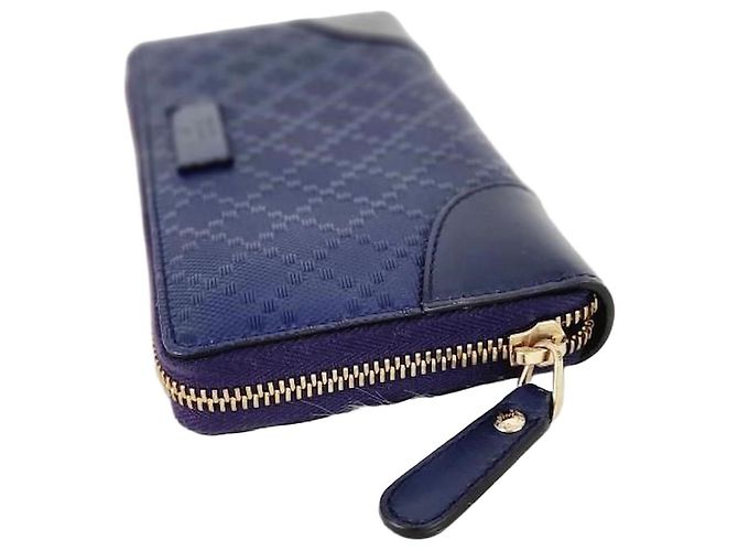 Gucci Diamante Long Wallet Blue