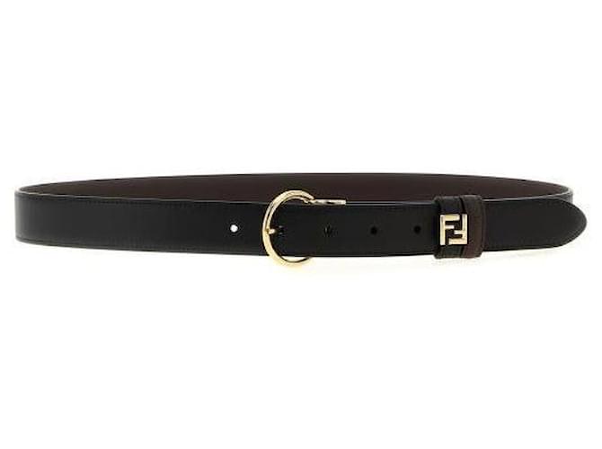 Fendi Ceinture réversible AAIW Multicolore 