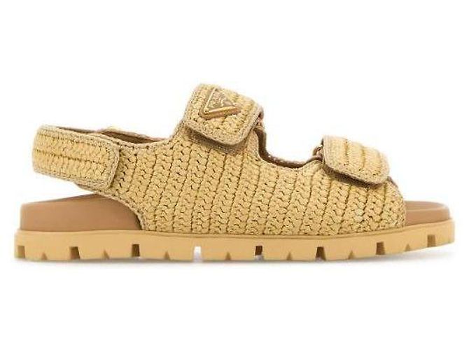 Prada Sandali all'uncinetto Multicolore