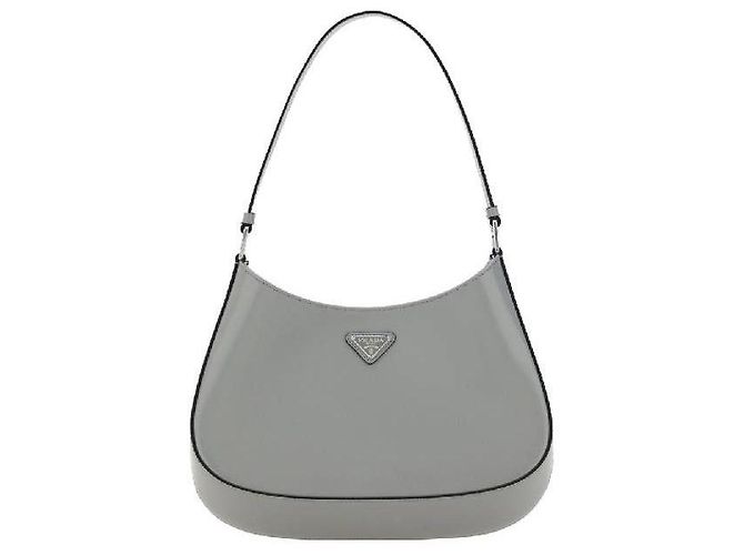 Prada Bolso de hombro de cuero cepillado Multicolor