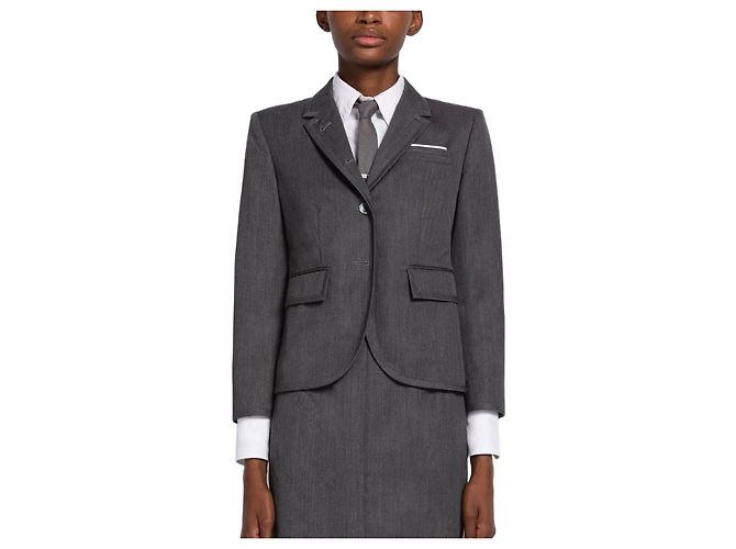 Thom Browne Giacca in lana gabardine