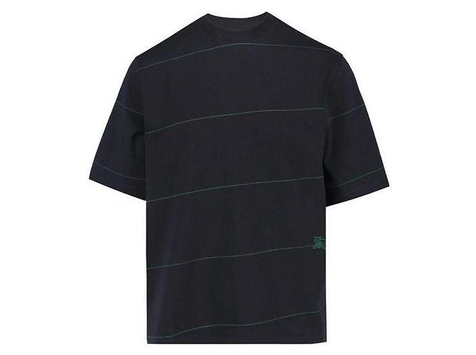 Burberry Gestreiftes Baumwoll-T-Shirt Mehrfarben