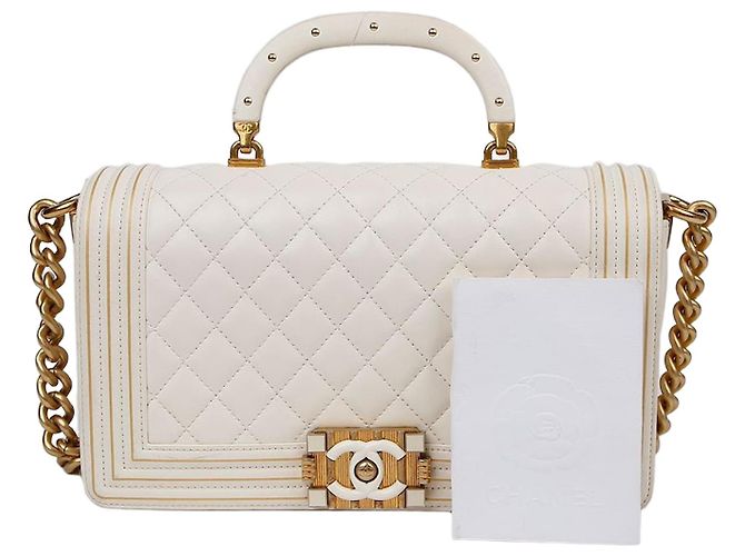 Chanel Sac à main moyen Doré