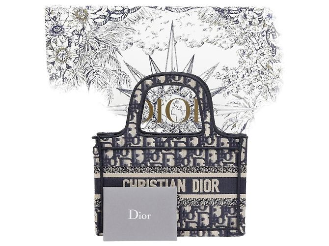 Dior Mini Sac Tote Bleu