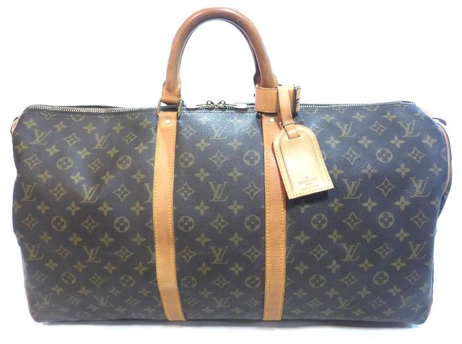 Louis Vuitton Keepall 55 Monogram - SD852 Marrone 