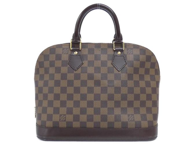 Sac à main Alma PM Damier Louis Vuitton Damier ebène
