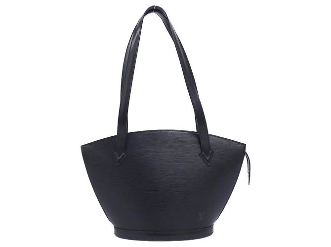 Sac à main long à épaule Saint-Jacques Epi Louis Vuitton Noir