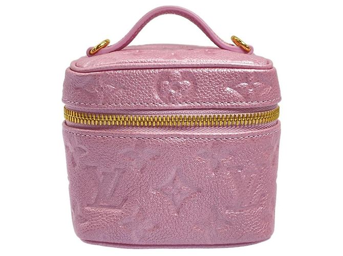 Pochete Acessório Micro Vanity Monogram Empreinte Louis Vuitton Roxo