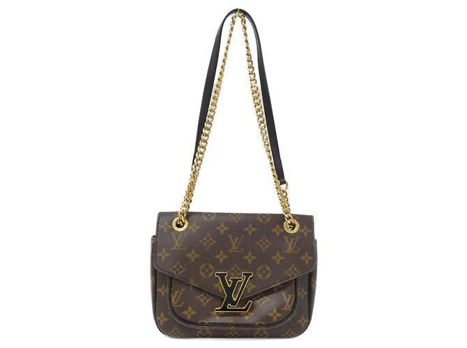 Bolsa de Ombro Monogram Passy da Louis Vuitton Marrom