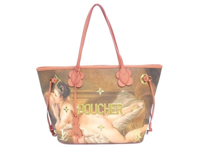 Sac à main Louis Vuitton Monogram Celty Neverfull MM Corail