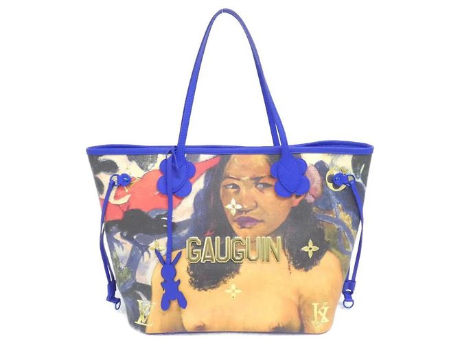 Sac à main Louis Vuitton Monogram Celty Neverfull MM Bleu Bleu foncé