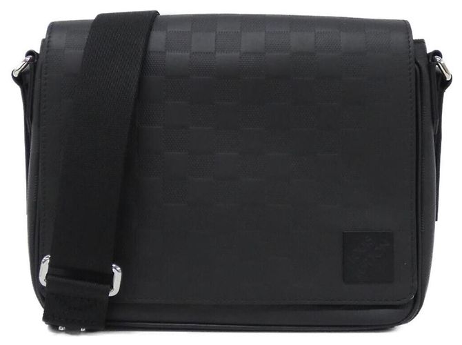 Borsa a Spalla District PM Damier Infini Louis Vuitton Nero