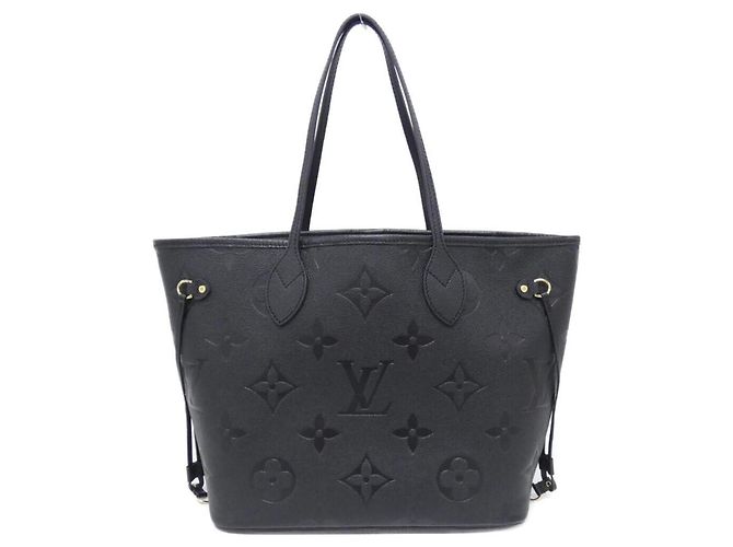 Bolsa Neverfull MM em Monogram Empreinte Louis Vuitton Preto