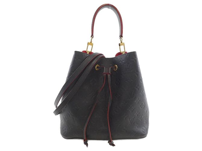 Néonoé Sac à main Neo Noé en Monogram Empreinte Louis Vuitton Rouge