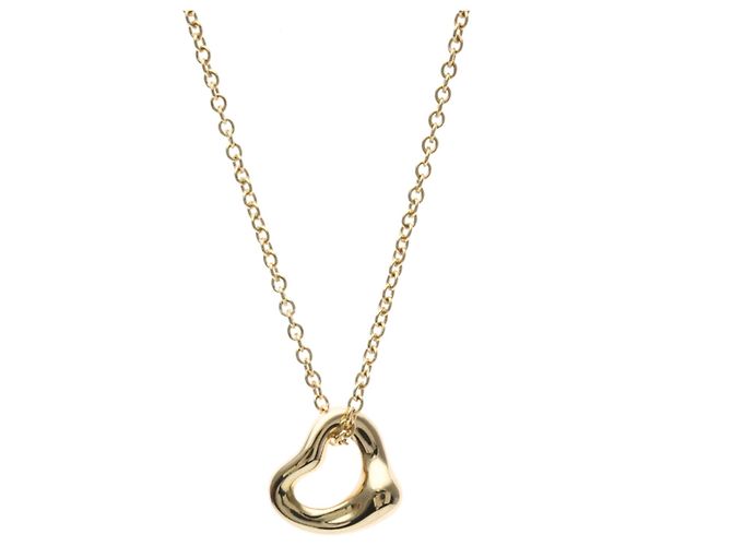 Tiffany & Co Collar Open Heart Extra Mini de Tiffany Dorado
