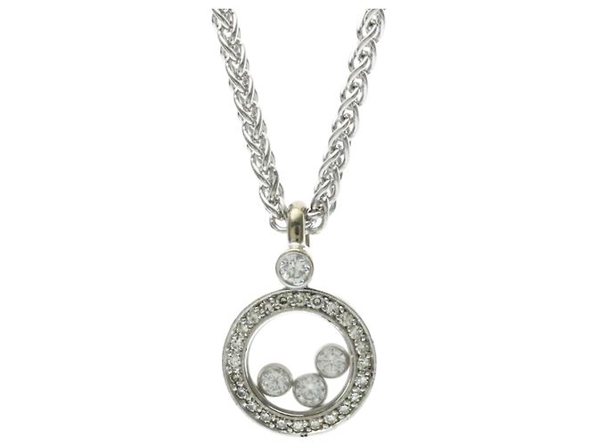 Colar Chopard Happy Diamond 79/3957 Prata