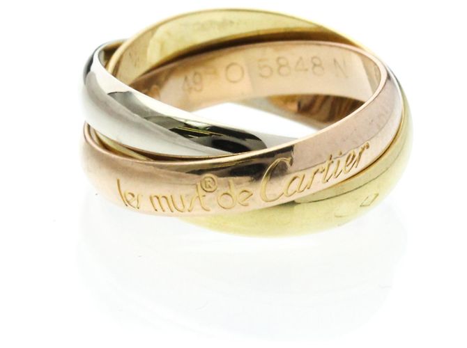 Anello Trinity di Cartier D'oro