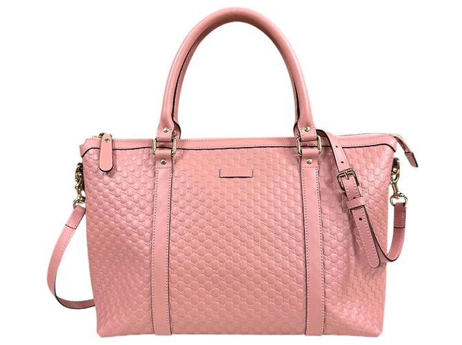 Bolsa de Ombro Micro Guccissima Gucci - Couro Rosa