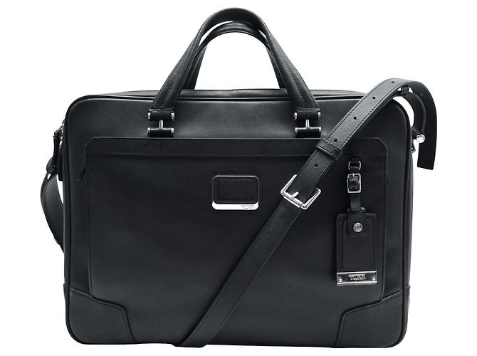 BORSA TUMI ASTOR 093230D PER COMPUTER DA 17" IN PELLE ANSONIA NERA