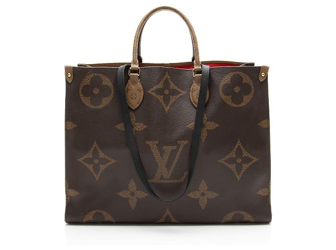 Sac Onthego GM en toile Monogram géant Louis Vuitton Noir