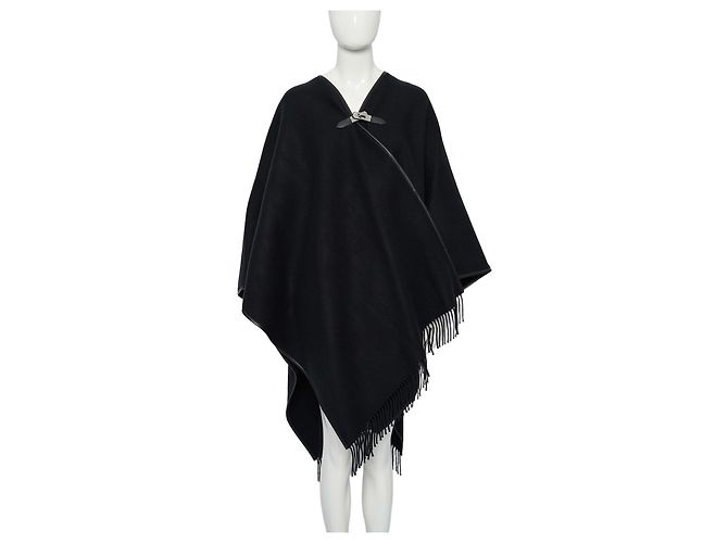 Hermès HERMES Kelly Poncho Black