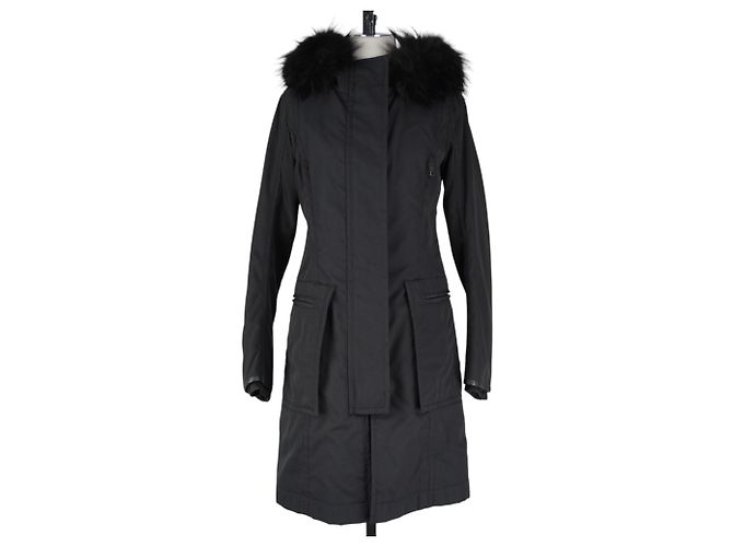 PRADA Black Nylon Winter Jacket