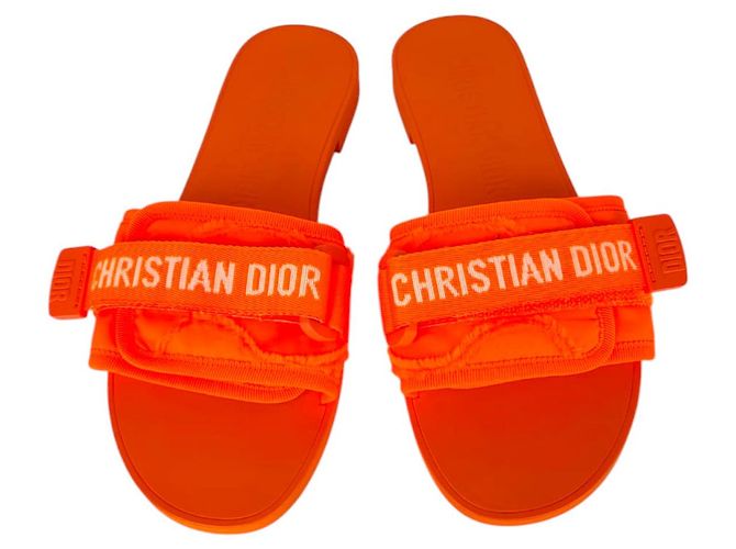 Gummisandalen Dio(r)evolution neonorange Christian Dior