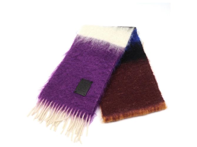 Loewe Multicolor Mohair Schal Mehrfarben 