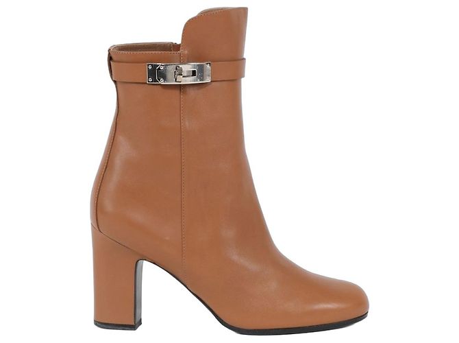 Autre Marque HERMÈS: Ankle Boots Model 'JOUEUSE' 37 Camel