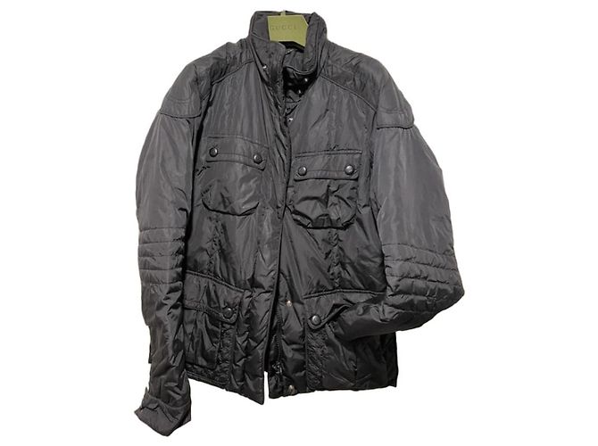 Black padded Gucci jacket