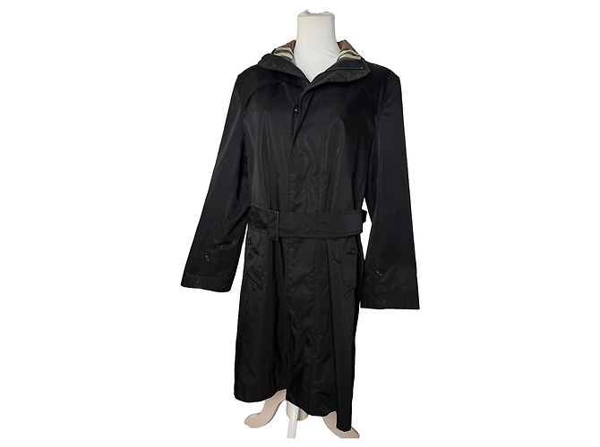 Vintage Burberry Trenchcoat Schwarz