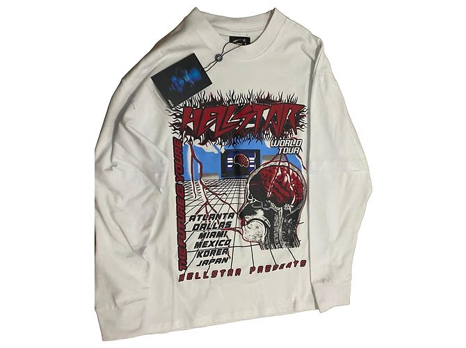 Autre Marque T-shirt Bianca Hellstar World Tour Bianco