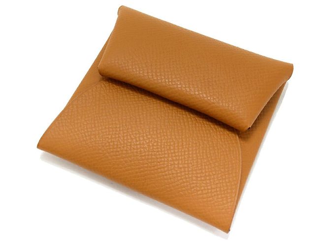 Hermès Hermes Bastia Epsom Card Case Golden