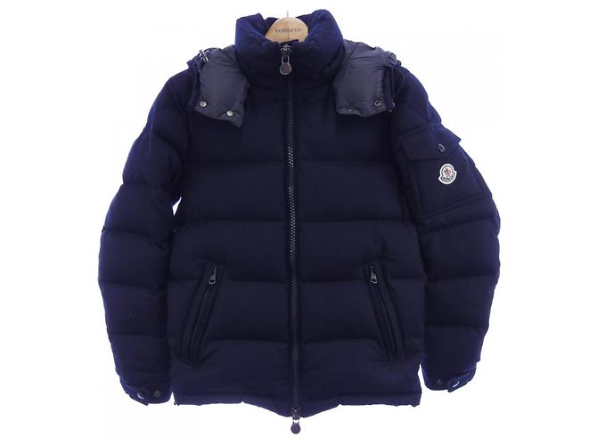 Moncler MONTGENEVRE Down Jacket Blue Navy blue