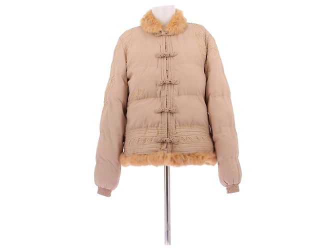 Cappotto beige Roberto Cavalli