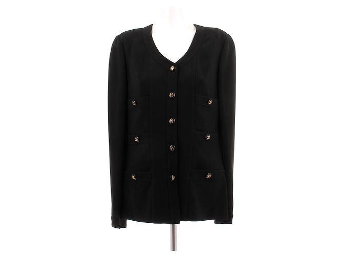Chanel Black tailored jacket
