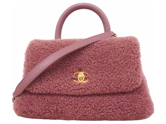 Coco Handle Chanel lila Handtasche