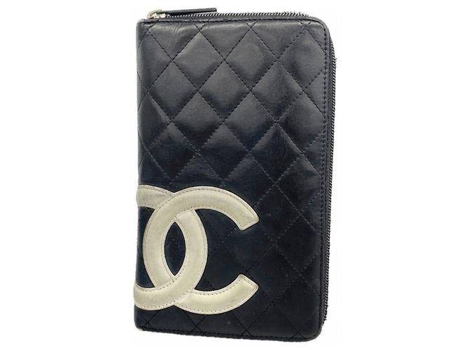 Chanel Cambon Long Wallet Black