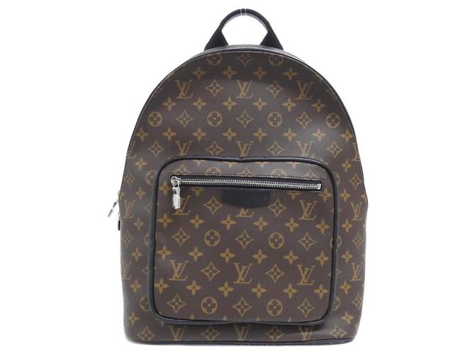 Louis Vuitton Monogram Macassar Josh Backpack Brown