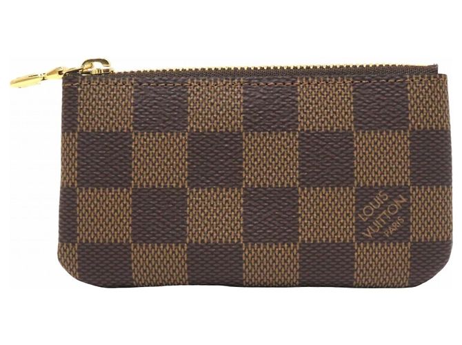 Monedero Pochette Cle Louis Vuitton Castaño