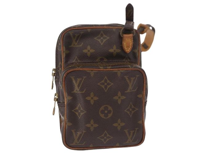 Sac Amazone Louis Vuitton en toile Monogram PM Marron