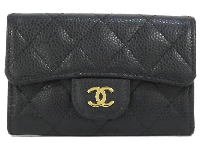 Chanel Timeless Classic Line Business Card Holder Black