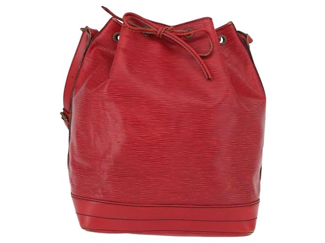 Louis Vuitton Noe Handbag Epi Leather Large Red