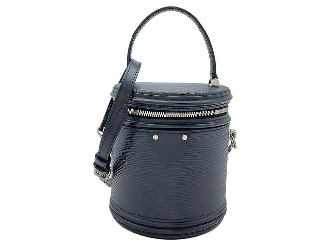 Bolsa Cannes Epi em couro de bezerro Louis Vuitton Preto