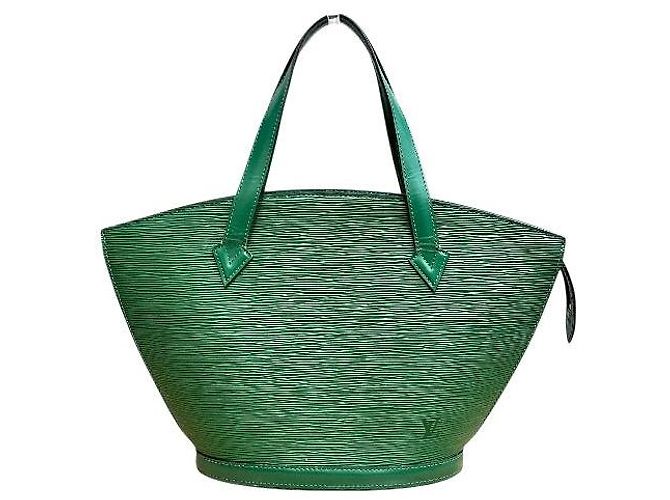 Bolsa Tote Epi Saint Jacques da Louis Vuitton Verde