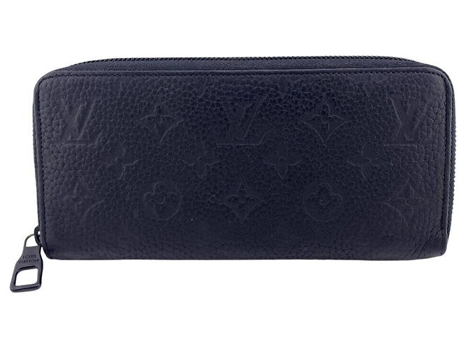 Zippy Cartera Larga Negra Louis Vuitton Negro