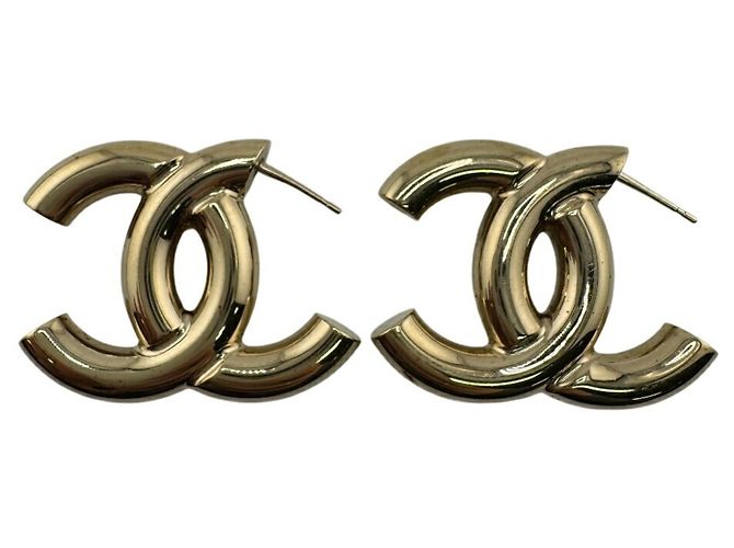 Orecchini in oro con il logo Coco di CHANEL D'oro